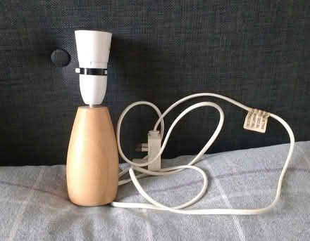 Photo of free Small wooden table lamp (Market Place Kendal LA9) #1
