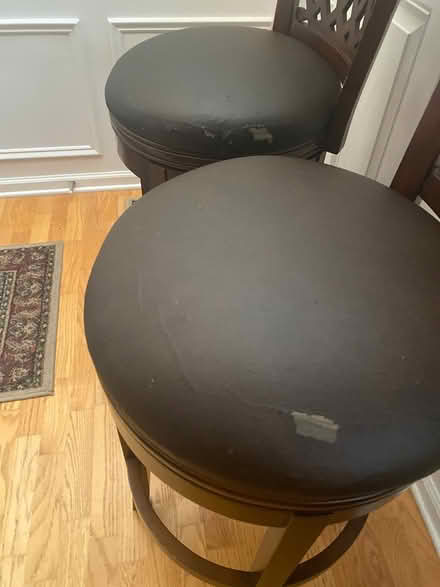 Photo of free 2 High Back Bar Stools (Leesville Road area) #2