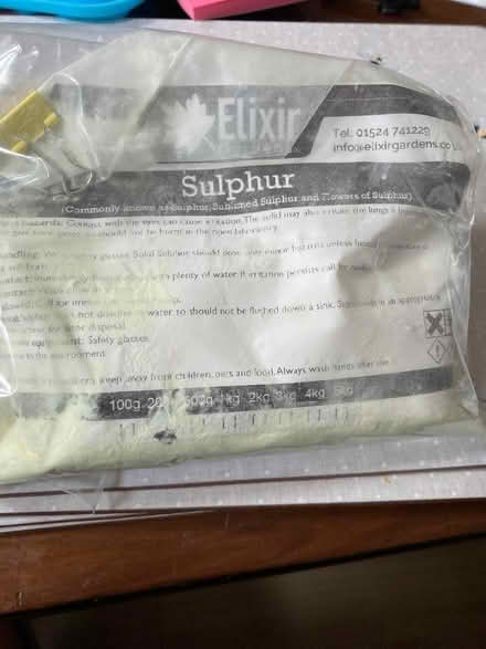 Photo of free Sulphur for gardening (& fleas!) (Tinshill LS16) #2