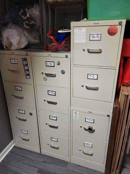 Photo of free HON sturdy filing cabinets (Northfield) #1