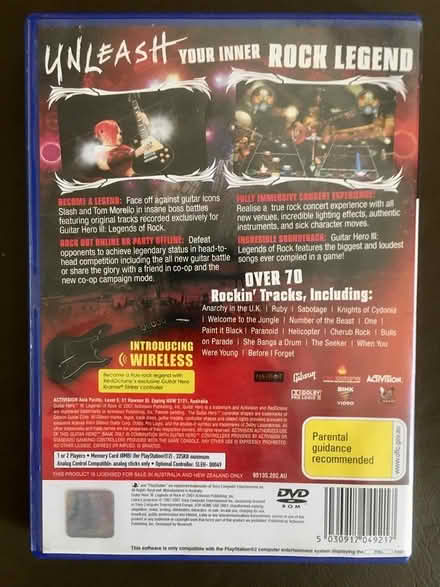 Photo of free PS2 Game Guitar Hero III (Concord/Strathfield) #2