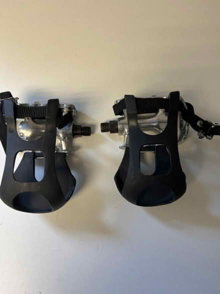 Photo of free Bicycle pedals with toe clips. (Hove BN3) #3