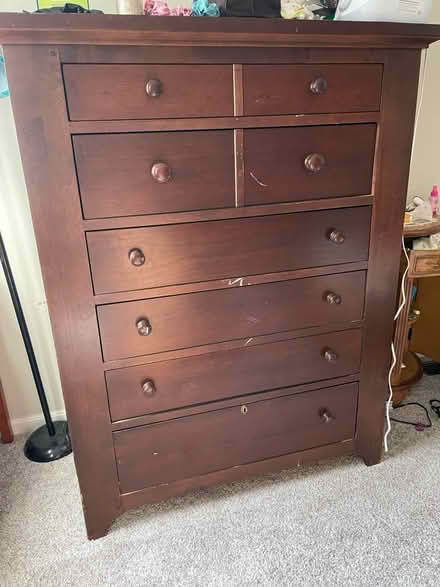 Photo of free Solid wood dresser (Dracut) #1