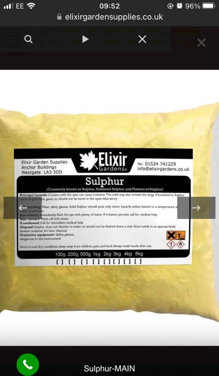 Photo of free Sulphur for gardening (& fleas!) (Tinshill LS16) #1