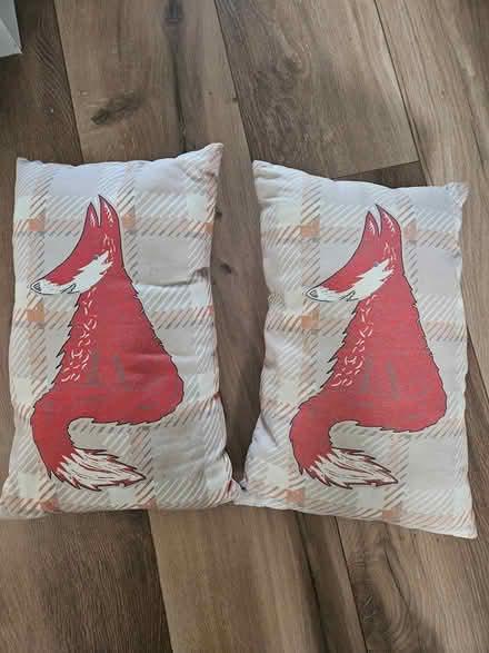 Photo of free Cushion x 2 fox pattern (Dublin15 Carpenterstown) #1