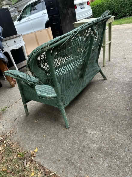 Photo of free Wicker loveseat (Near TR) #2