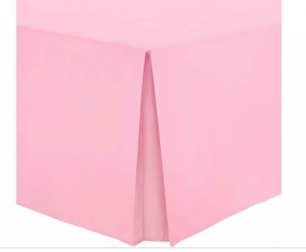 Photo of free Plain Dyed 100% Poly cotton Base Valance Box Pleated Sheet S (Bayswater W2) #1