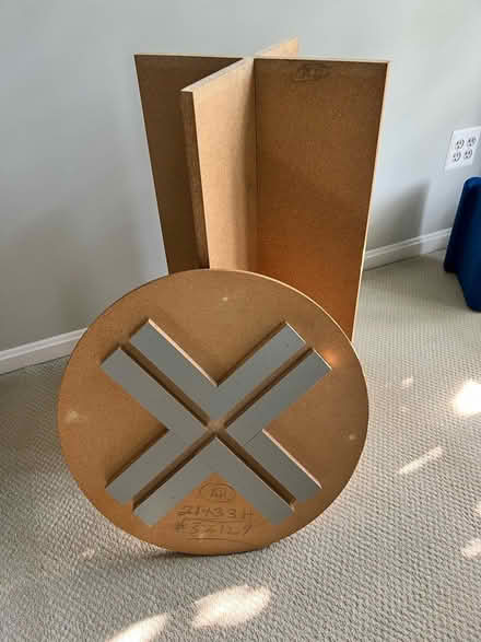 Photo of free 2 round end tables for draping (Potomac, MD) #2