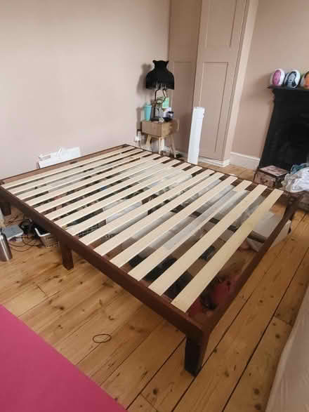 Photo of free King wooden bed frame (New Cross SE14) #3