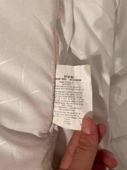 Photo of free Single duvet (EC1V) #1