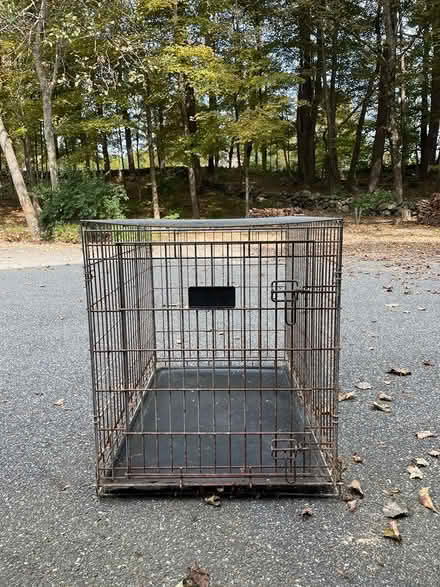 Photo of free Collapsible metal dog crate (Dunstable, MA) #1
