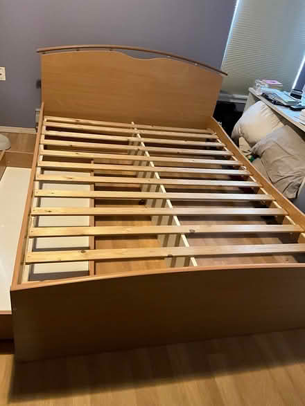 Photo of free platform bed frame (Pinehurst) #2