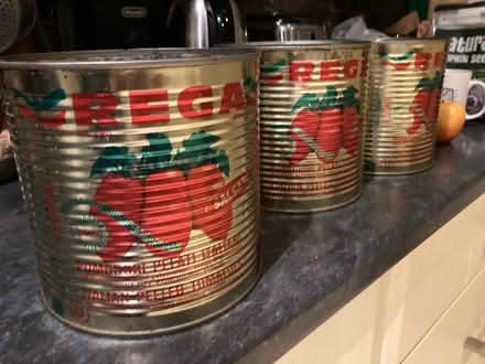 Photo of free Empty large tomato tins (Preston Park BN1) #2