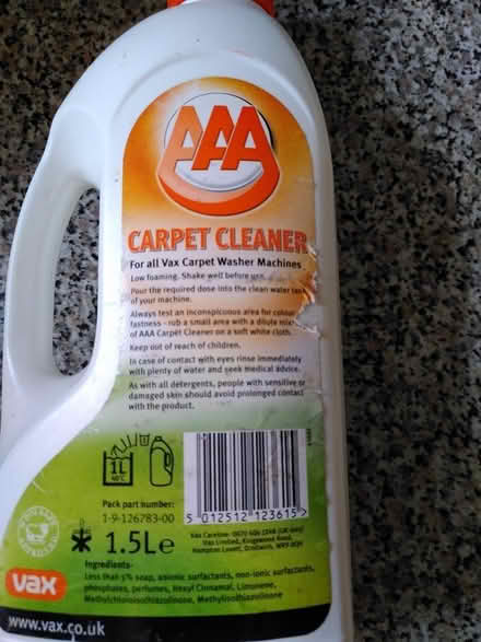 Photo of free Carpet cleaner for all Vax machines AAA (New Stapleford NG9) #1