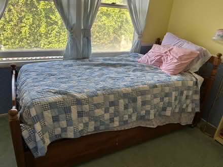 Photo of free Twin trundle bed (Belmont) #1