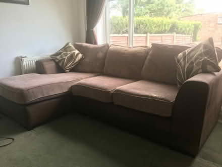 Photo of free L shaped sofa (BH23 7) #2