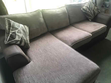 Photo of free L shaped sofa (BH23 7) #1