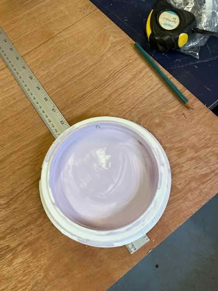 Photo of free 2.5 litres light mauve vinyl Matt paint (Cob Lane B29) #1