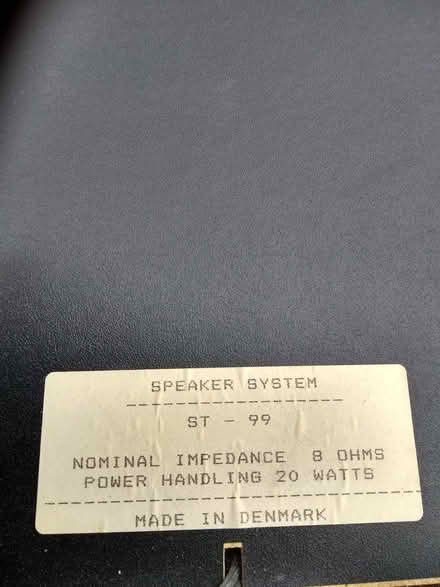 Photo of free Black Speakers (Broomfield Chelmsford) #2