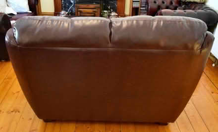 Photo of free Leather sofa (Lochend EH6) #2