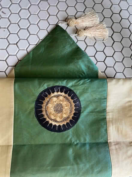 Photo of free Seagreen & cream silk runner (Bernal Heights) #1