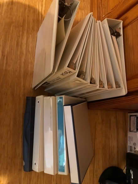 Photo of free Three ring binders, assorted sizes (Upper Saddle River NJ 07458) #4