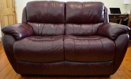 Photo of free Leather sofa (Lochend EH6) #1