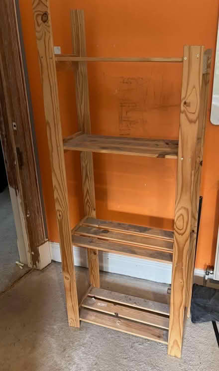 Photo of free Freestanding wooden shelving (Oakwood LS8) #1