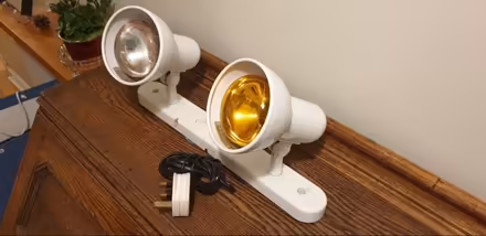 Photo of free Double light fitting (Craigmount EH12) #1