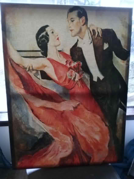 Photo of free Dancing couple painting (Shoreline) #1