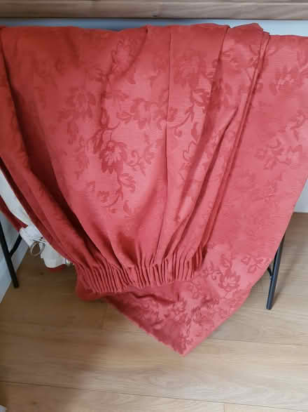 Photo of free Dark terracotta curtains (ME14) #3