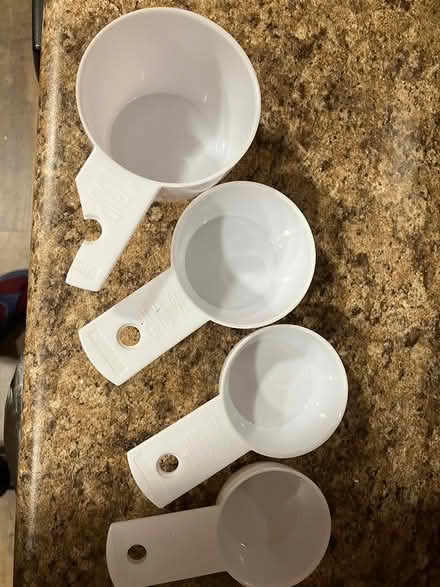 Photo of free Set of plastic neasuring cups (Wakefield, MA) #1