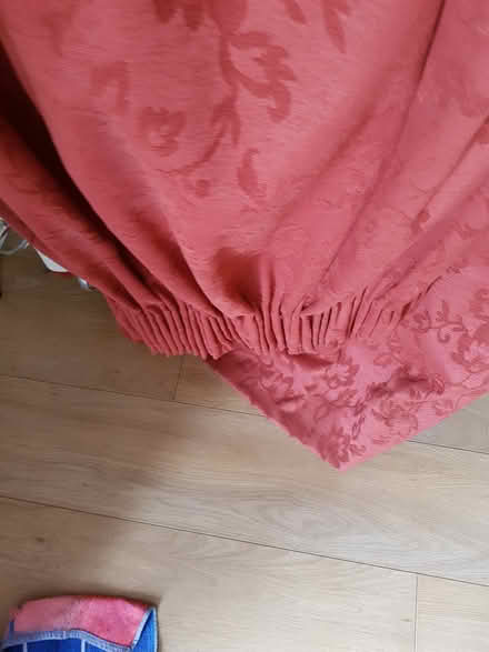 Photo of free Dark terracotta curtains (ME14) #2