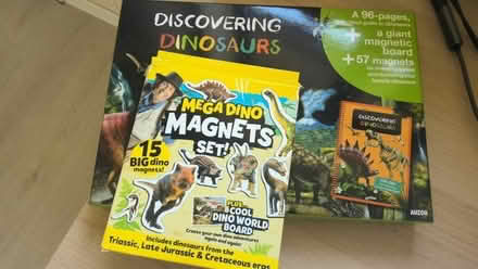 Photo of free Dinosaurs magnetic board + Mega Dino magnets (Heelands MK13) #1