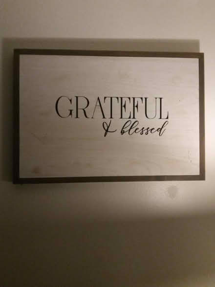 Photo of free Grateful and blessed wall art (Shoreline) #1