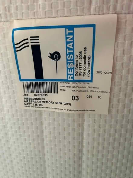 Photo of free Sensaform double mattress (Starbeck HG2) #3