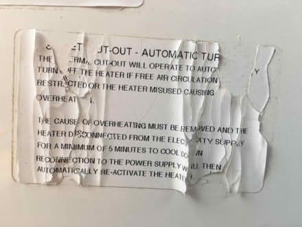 Photo of free Electric Convector Heater 3kW (Camden) #1