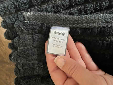 Photo of free Black Bath Mat from Dunelm (AL10) #1