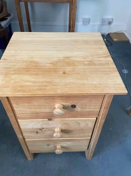 Photo of free Bedside table / small chest of drawers (Lewes BN7) #2