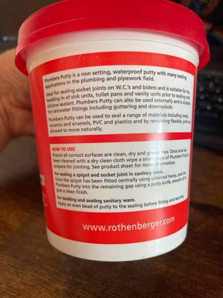 Photo of free Plumbers Putty -unopened (Bowbridge) #2