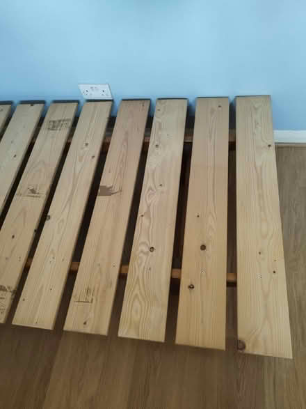 Photo of free Used wooden bed frame and mattress (Isleworth TW7) #4