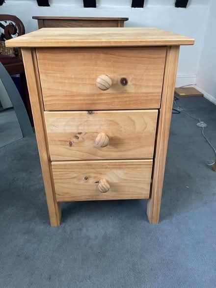 Photo of free Bedside table / small chest of drawers (Lewes BN7) #1