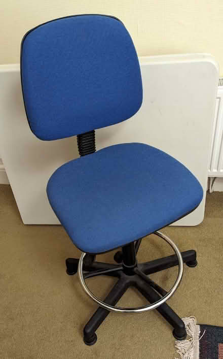 Photo of free Office chair - blue (Craig-y-don LL30) #1