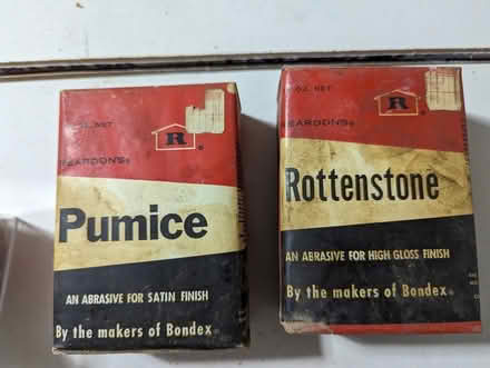 Photo of free Pumice and Rottenstone abrasives (Nepean, Tanglewood) #1
