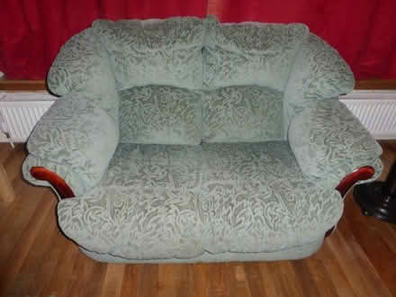 Photo of free Green two seater sofa (Oxgangs EH13) #1