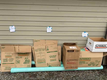 Photo of free Moving boxes, collapsed (Sunset Hill) #1