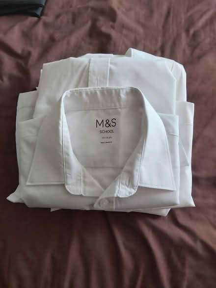 Photo of free Boys s/s school shirts age 13 (Bedford) #1