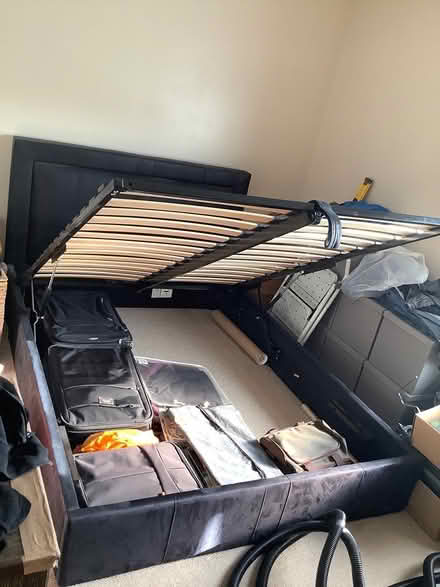 Photo of free ottoman bed double (Anstey Height’s LE4) #1
