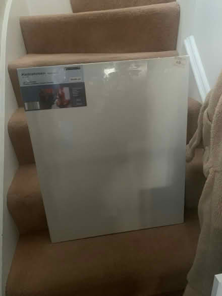 Photo of free 50x60cm unopened white canvas (Croxley Green WD3) #1