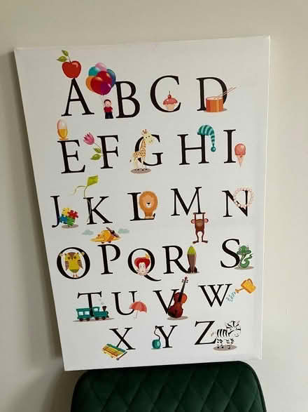 Photo of free Alphabet canvas print (Oakwood LS8) #1
